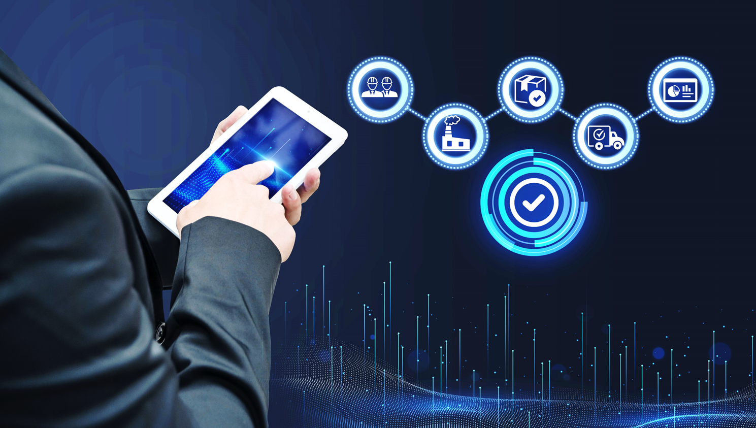 Digital network map visualization